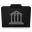 Black Grey Library Icon 32x32 png